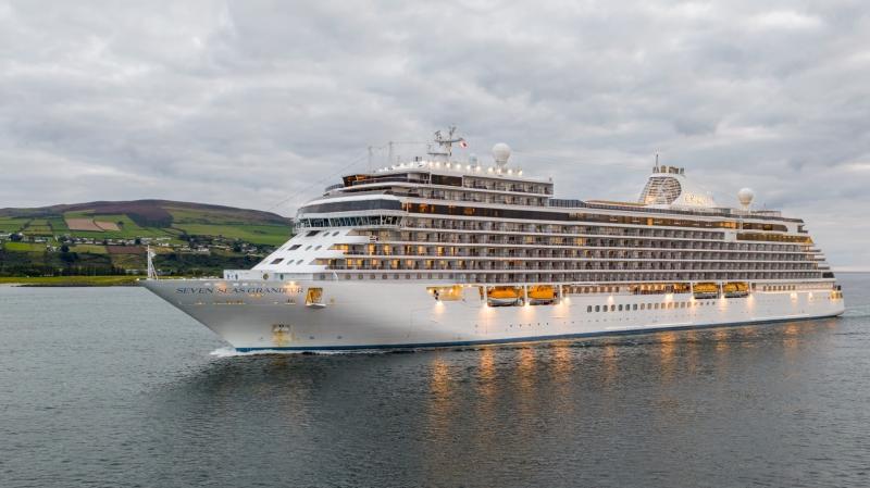 ‘It’s not every day you see a floating hotel’ docked in Greencastle