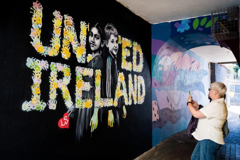 Waterford's stunning 'United Ireland' mural featuring Indian and Irish children 
