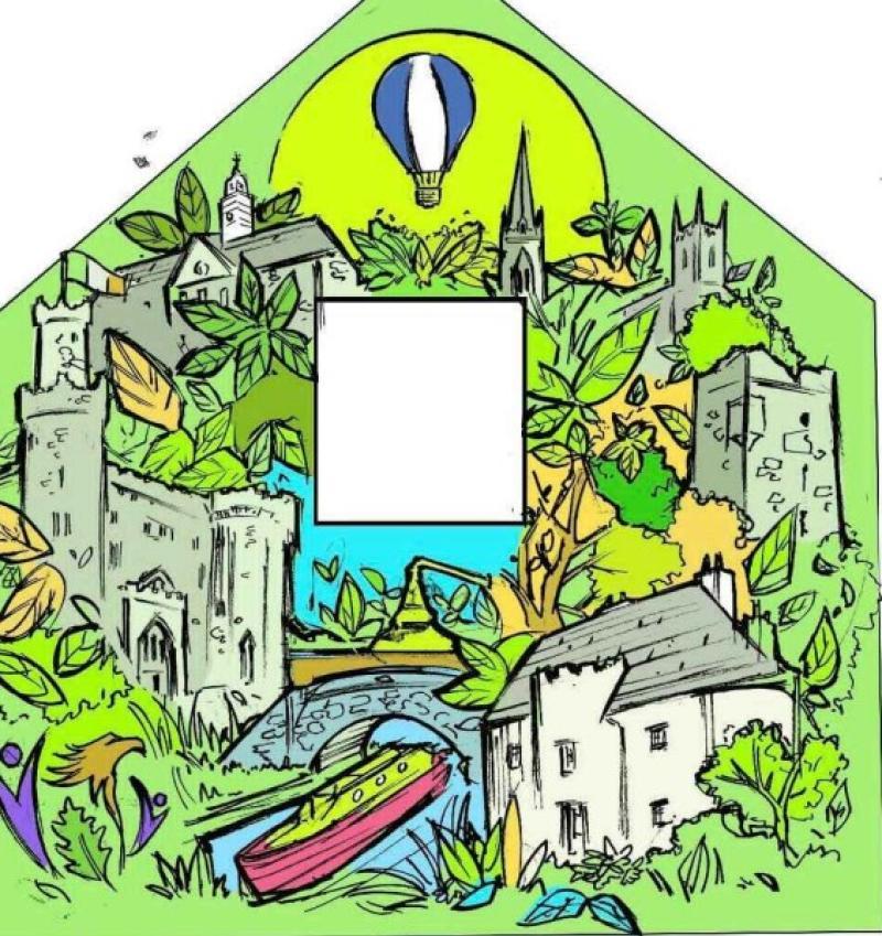 The proposed mural for Bury Quay in Tullamore