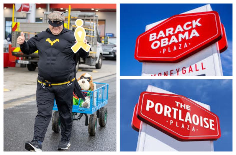Laois 'Farmer Batman' to walk across Midlands for childhood cancer charity