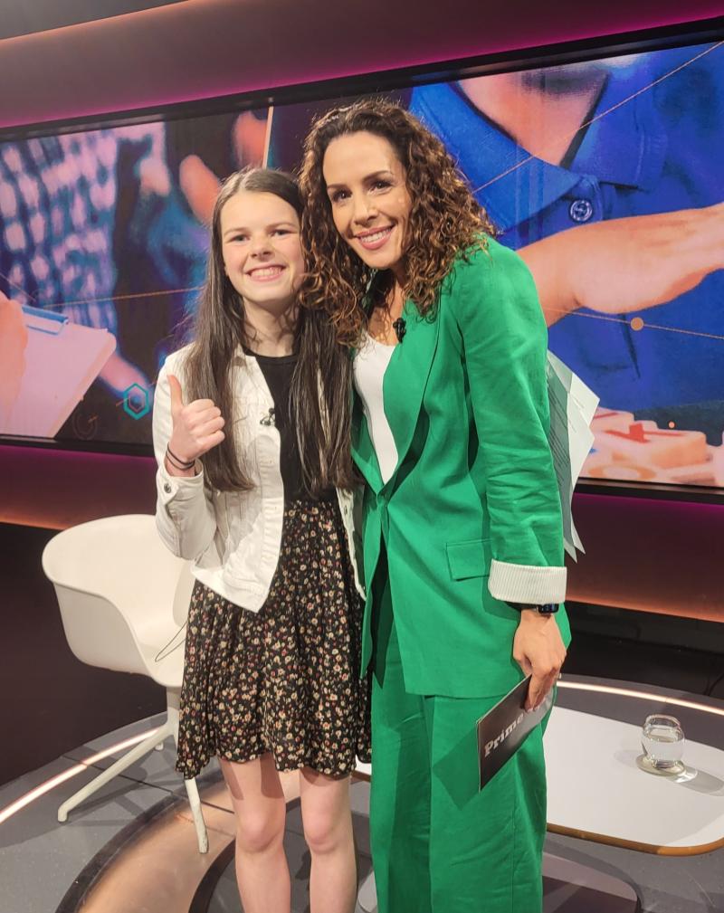 Tipperary teenager appears on RTE's Primetime with Sarah McInerney