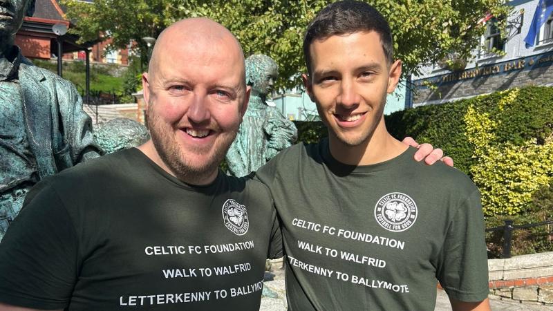  Kind-hearted supporters set off from Letterkenny on 100-mile walk for charity