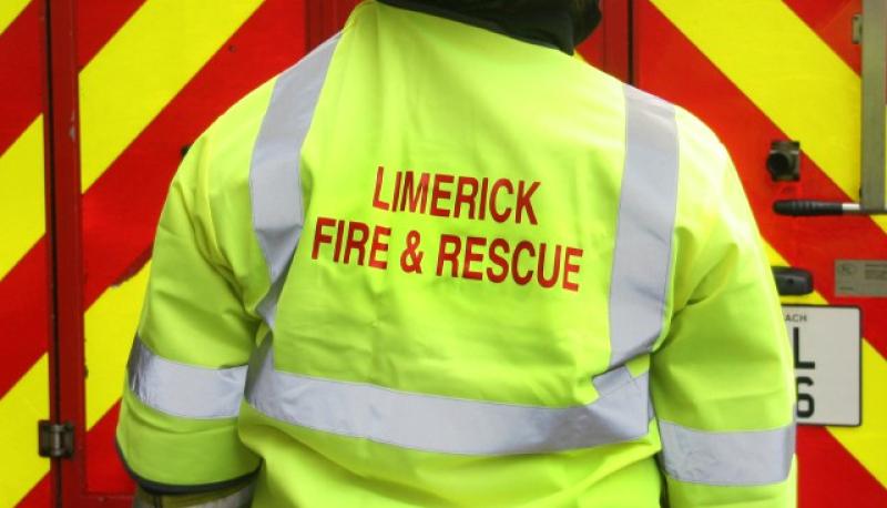 Limerick firefighters save dwelling house after adjacent hay barn goes up in flames