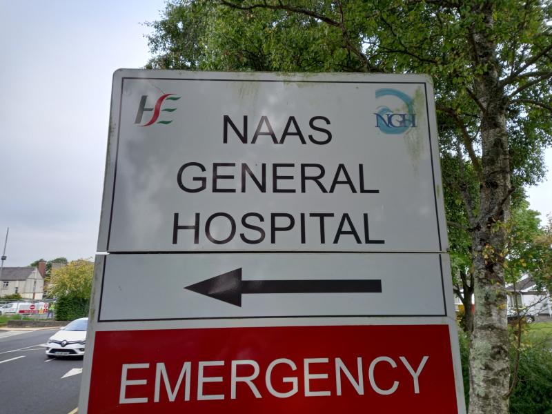 Six patients on trolleys at Naas Hospital today