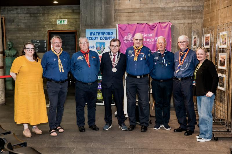 Two decades of Waterford's scouting past preserved with huge donation of historic log books