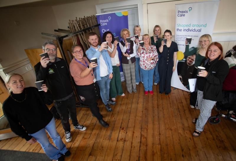 Praxis Care celebrates hugely successful coffee morning at Foyle CONNECTS
