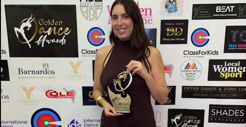 Amy Donlon took the top prize at the Golden Dance Awards at the weekend