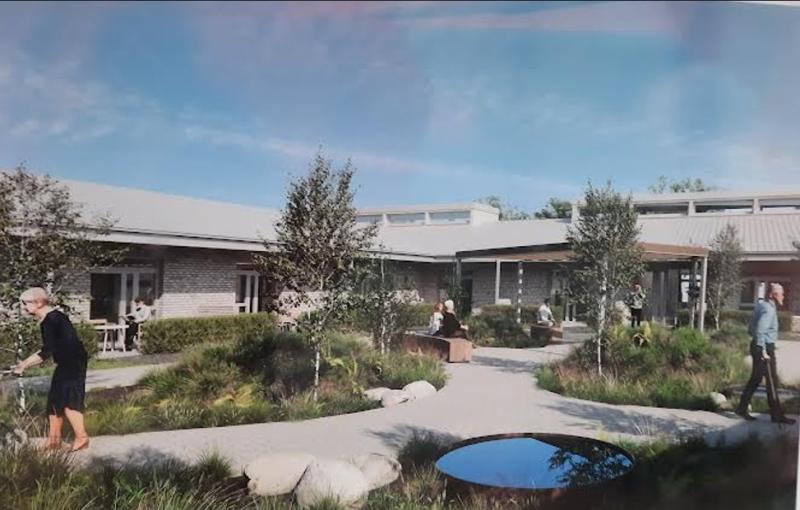 An artist's impression of the proposed hospice to serve four midland counties