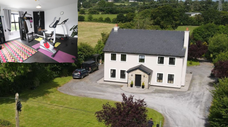 PICTURES: Country home in Carlow with 3 floors and a home gym selling for hefty fortune