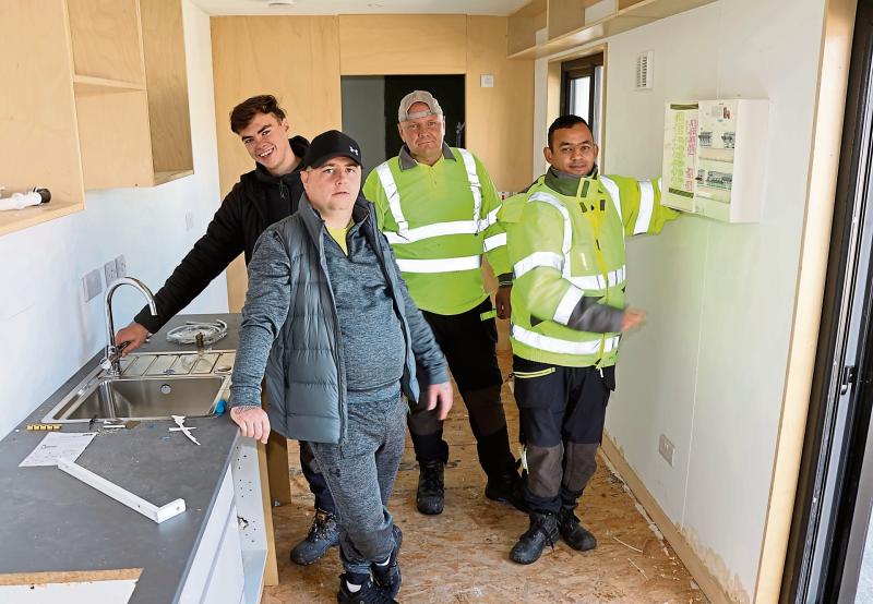 Limerick social enterprise training builders for future in modular housing