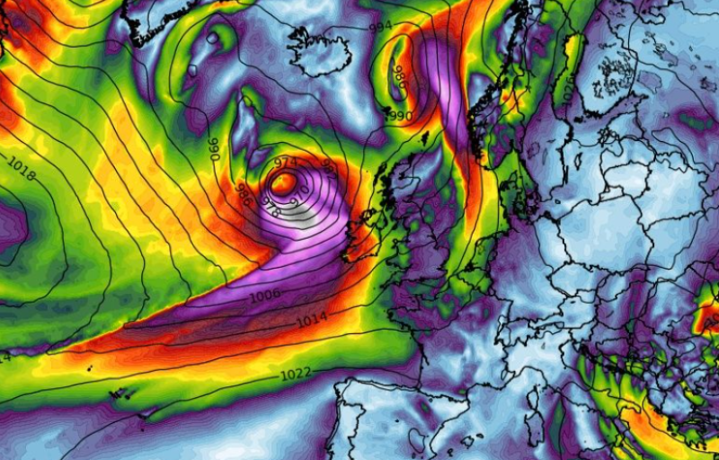 STORM TRACKER: Follow 'Storm Amy' as it bears down on Ireland amid brutal forecast