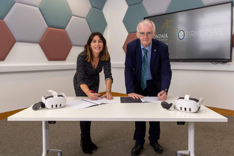 Dundalk IT signs MoU with Eirmersive to drive cutting-edge research