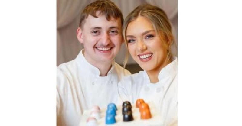 Georgia Quealy and Daniel Linehan who own and run Bon Chocolatiers in Tullamore