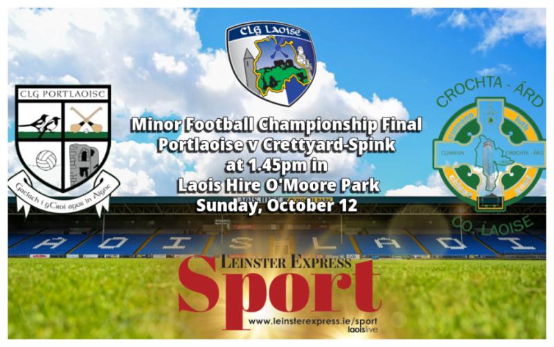 LIVE BLOG: Crettyard-Spink face Portlaoise in the Laois GAA MFC 'A' final