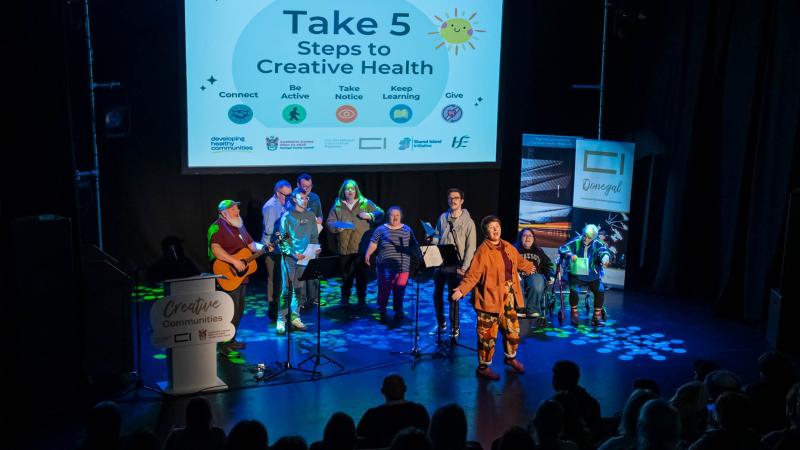 Taking 5 in Letterkenny for Cross Border Creative Health and Wellbeing 