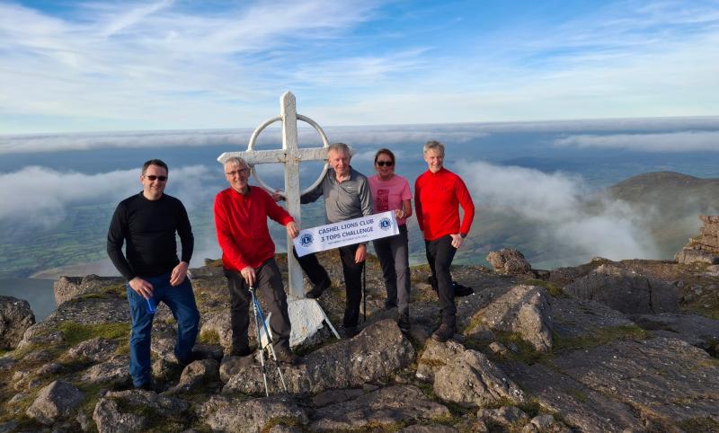 Members of local Tipperary Lions Club conquer 3 Tops Challenge