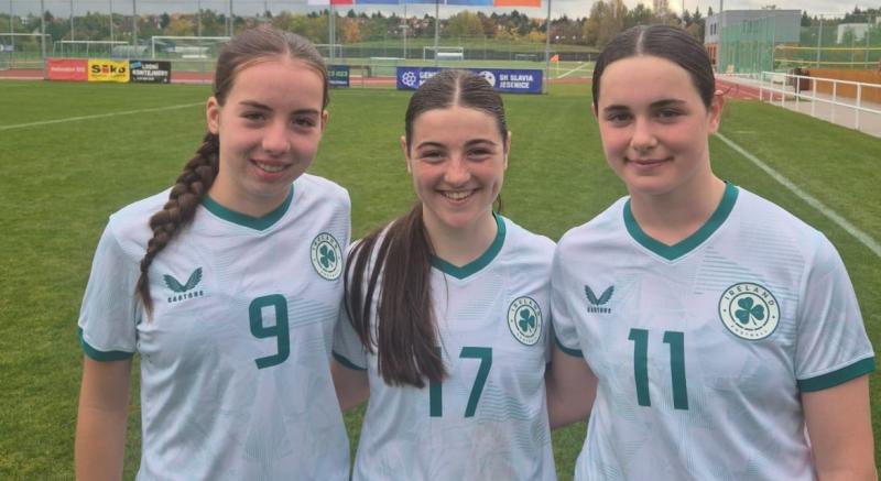 Powerful Offaly connections on Irish U16 womens' soccer squad