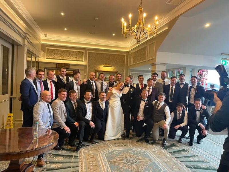 Congratulations: Wedding bells ring for  Longford GAA club player and his lovely bride