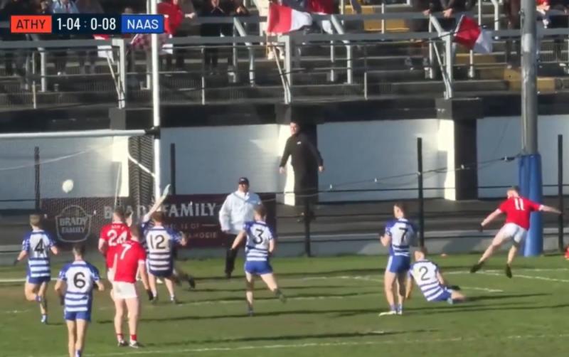 WATCH: Barry Kelly grabs Athy's crucial goal in Kildare SFC Final