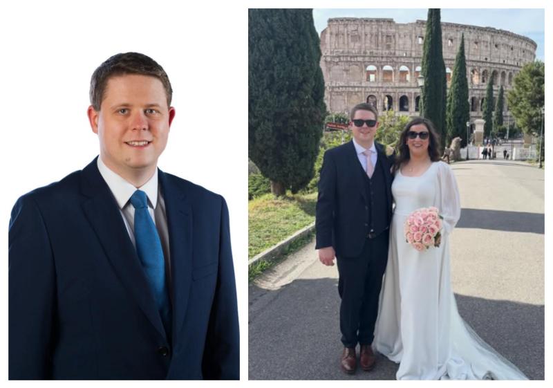 Laois Councillor ties the knot in gorgeous Rome wedding