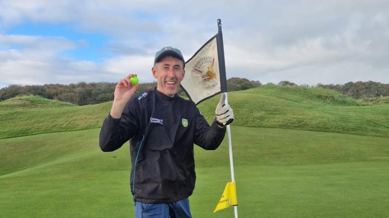 All-Ireland winner Rory Kavanagh lands a 'hole–in-one' at Portsalon Golf Course  