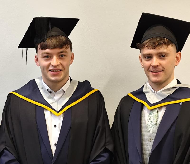 Congratulations: Longford GAA duo graduate with degrees in computer science from DCU