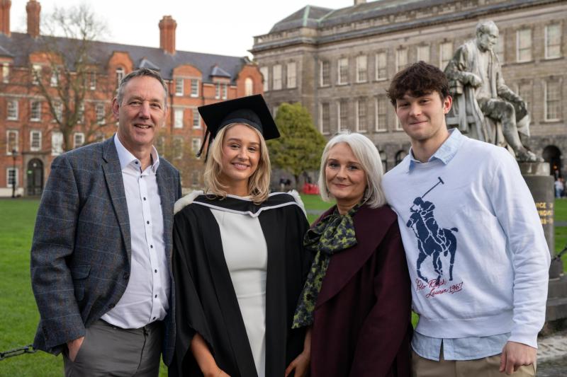 PHOTOS: Kildare student graduates from Trinity College 