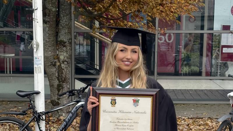 Donegal’s Aoife Gallagher graduates from University of Galway