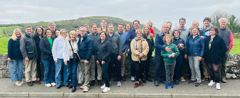 The walk that changed everything: Family behind US construction giant retrace roots to Leitrim 