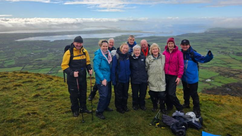 PICTURE: Local Tipperary hiking group conquers Belbulben mountain