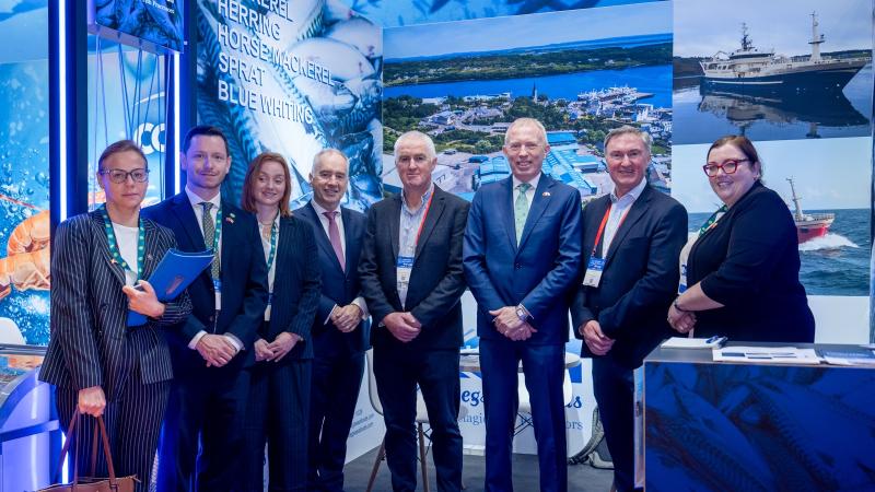 Donegal seafood companies and Bord Bia at Asia’s largest seafood expo in China