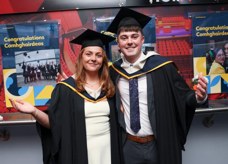 Offaly student graduates in style from DCU