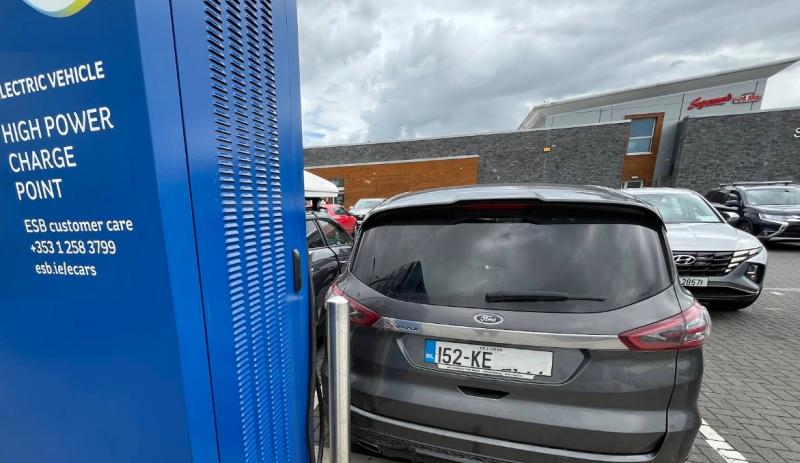 Laois motorway service station goes green with bank of EV chargers