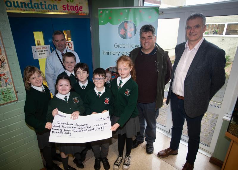 Greenhaw PS receives kind donation from family of former principal