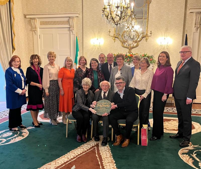 Laois Tidy Towns group invited to Áras for one of President Higgins' last audiences