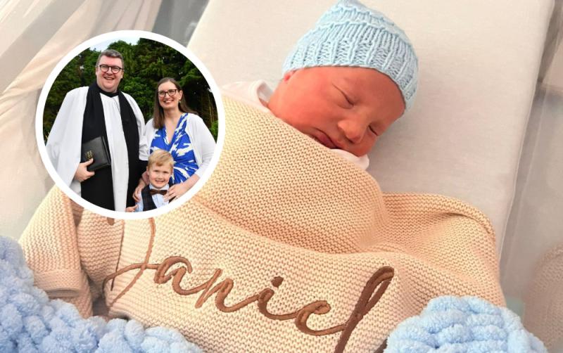 Derry minister gives newborn son 'emergency baptism' as he fights to survive 