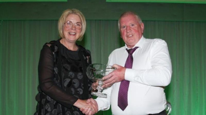 Eugene McGarvey receives Volunteer of the Year at Donegal GAA Awards night