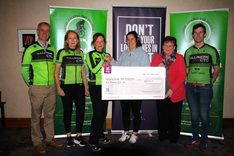 Tullamore Cycling Club donate €5,000 to charity