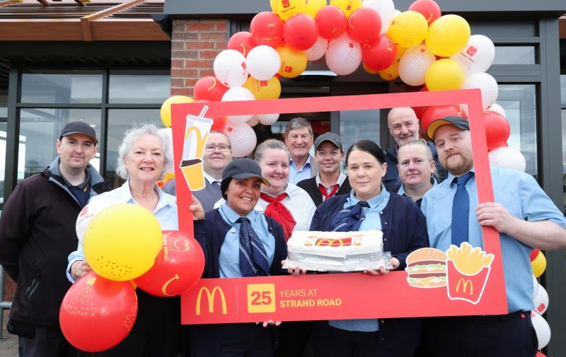 McDonald’s Strand Road restaurant celebrates 25 years  in Derry