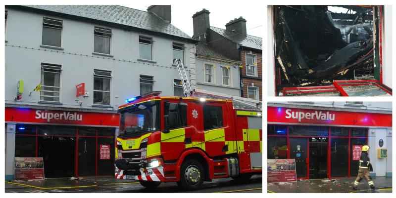 PICTURES: Roscrea SuperValu gutted by fire revealing the full extent of the damage