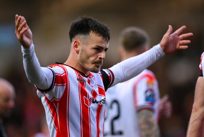 Lynch praises Mullen as striker departs Derry City