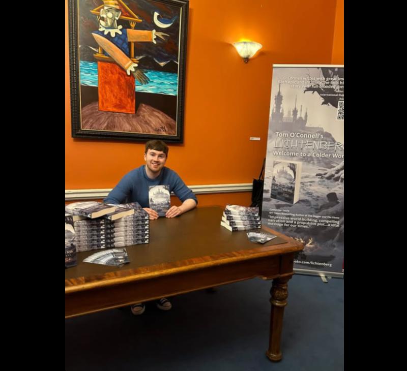 Limerick book signing for Irish author's thought-provoking work of dystopian fiction