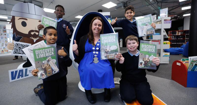 Val the Viking  invades Limerick libraries to help young kids discover the joy of reading