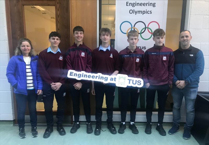 Offaly students attend Engineering Olympiad At TUS in Athlone