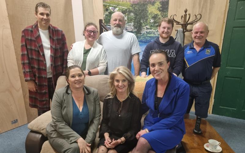 The cast of Cash on Delivery by Michael Cooney