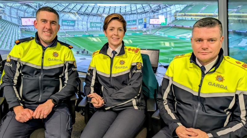 Donegal Chief Superintendent takes charge on big night for Ireland at the Aviva