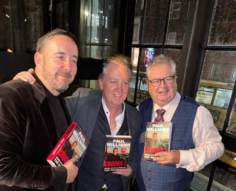 Paul Williams highlights key cases from new sequel Crooks 2 at Dublin launch