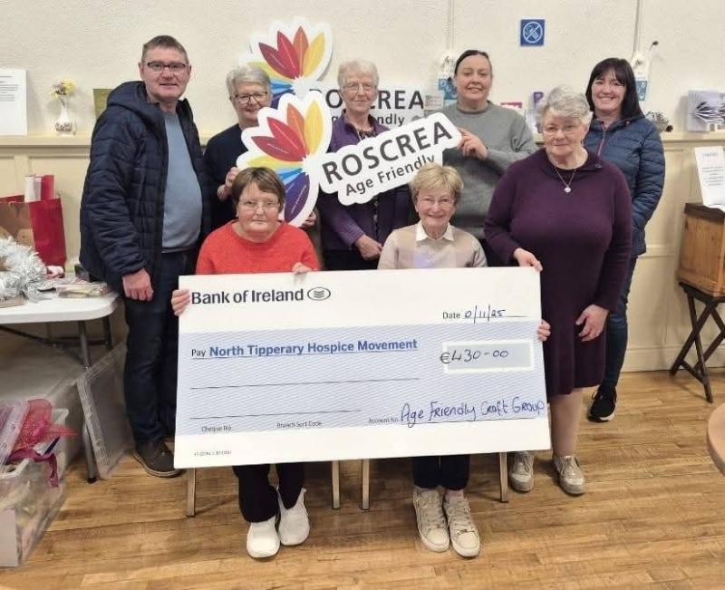 Age Friendly Roscrea raise money for two charities