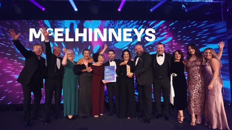 McElhinney’s wins the Large Online Retailer of the Year award