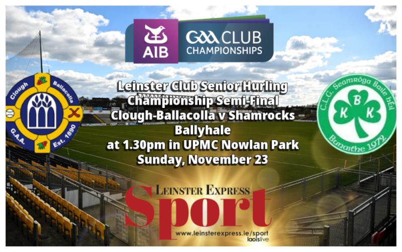 LIVE UPDATES: Clough-Ballacolla travel to Nowlan Park to take on Shamrocks Ballyhale